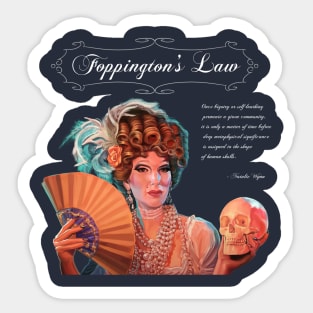 Foppington's Law Sticker